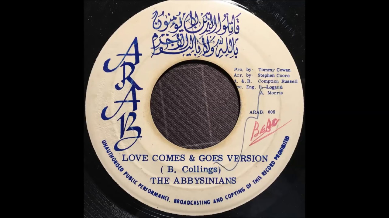 REGGAEレコードABYSSINIANS / LOVE COMES&GOES ReggaeCollector.com - Abyssinians - Love Comes & Goes