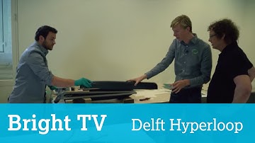 Team van TU Delft gaat de Hyperloop testen (uit Bright TV)