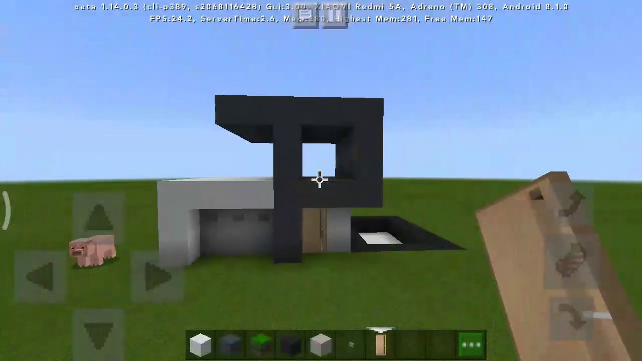 Buat rumah  modern  minimalis  Minecraft  2 YouTube