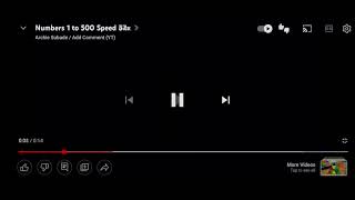 Numbers 1 To 500 Speed 128X