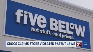 Crocs sues Five Below over patent, copyright infringement
