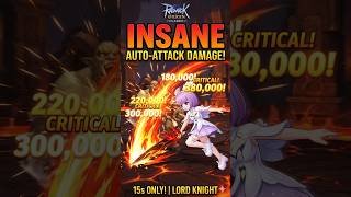ROOC Insane Lord Knight Auto Attack Build Destroys Dummy!
