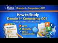 How to Study Domain I – Competency 001 | TExES Special Education Explained