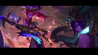 Fan-Made Animated Lunar Wraith Caitlyn And Morgana Splashart