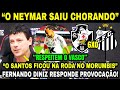 “TEM QUE RESPEITAR O VASCO” FERNANDO DINIZ RESPONDE PROVOCAÇÃO! CHORO DO NEYMAR! SANTOS 0 X 6 VASCO