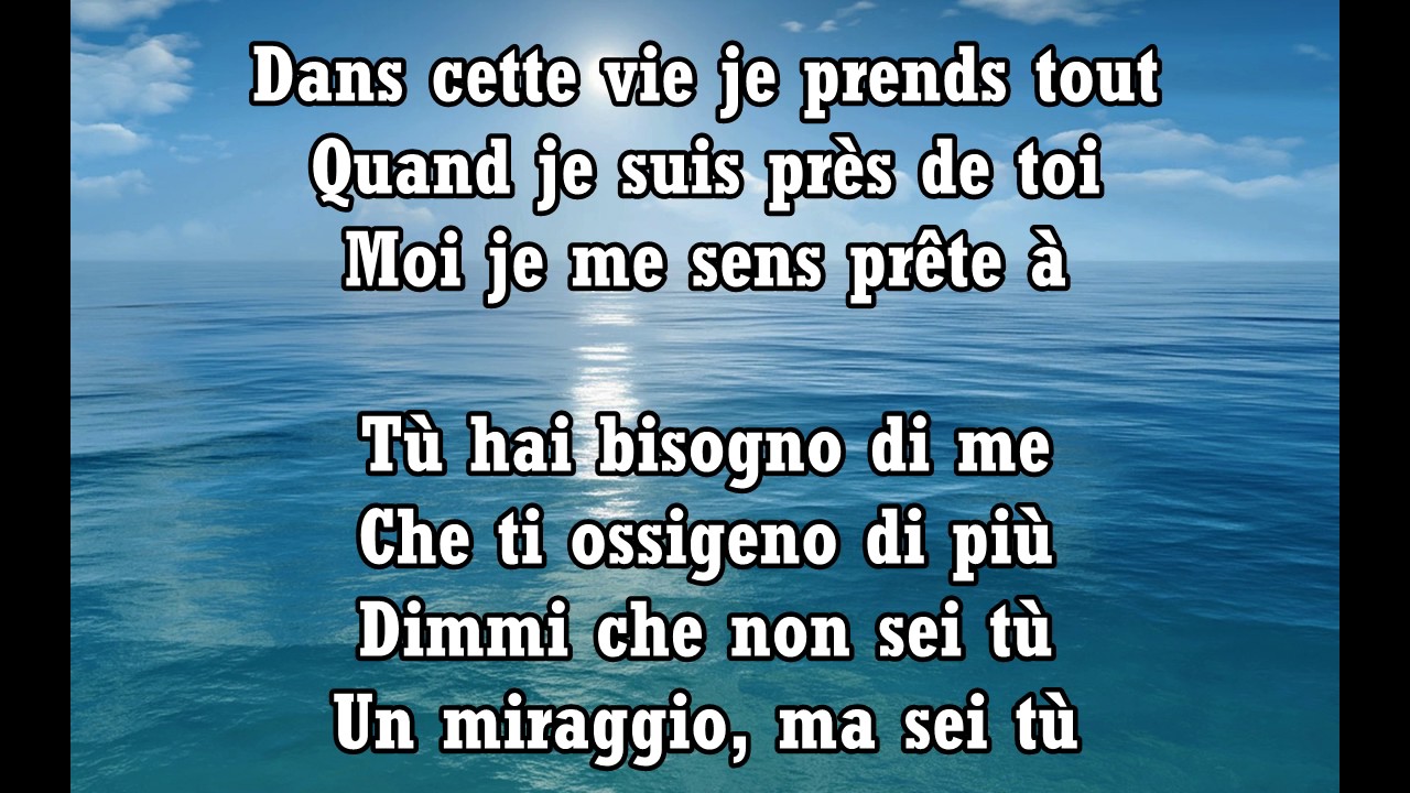 TOI, TU - UMBERTO TOZZI & CERENA LYRICS - YouTube