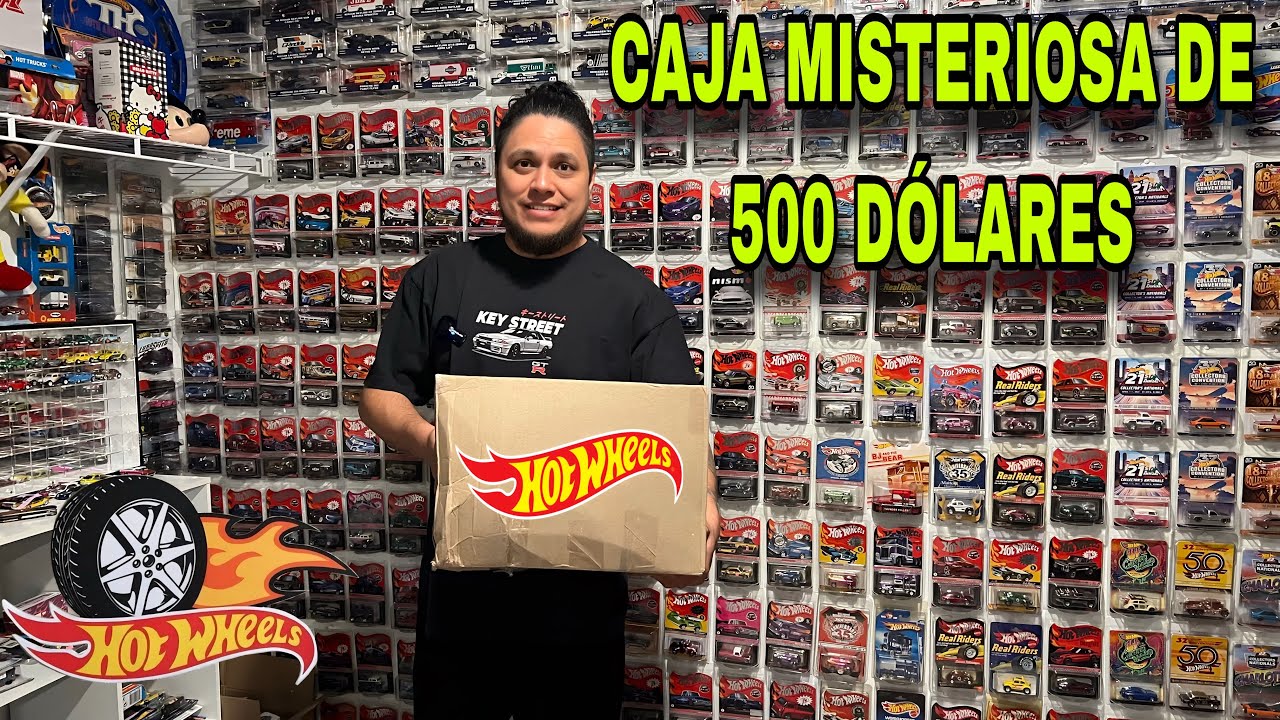 Caja Misteriosa llena de Hot Wheels con Valor de más de 500 Dólares 