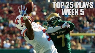 Top 25 Plays From Week 5 Of The 2019 College Football Season ᴴᴰ