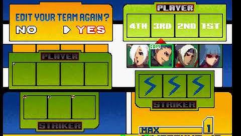 KOF 2001 - Team 2/2 K9999 Athena Yuri Mai