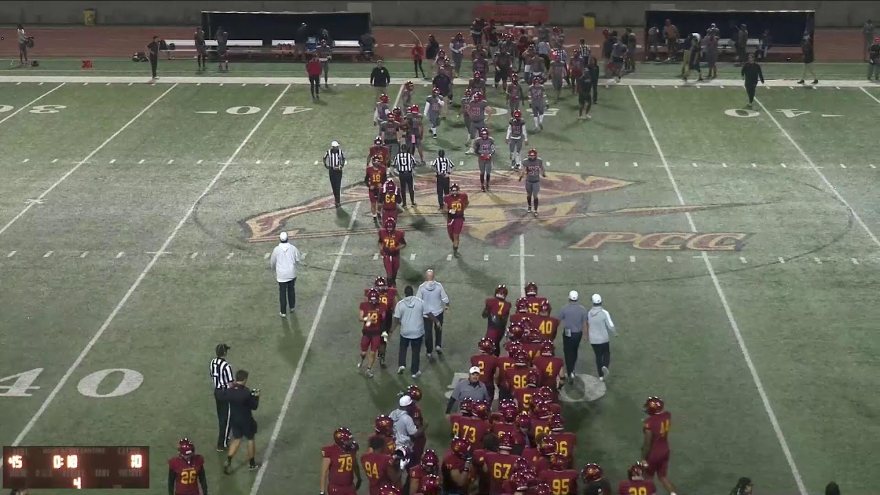 Pasadena City College vs Los Angeles Pierce College Mens Varsity Football