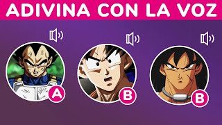 ADIVINA LA VOZ DEL PERSONAJE DE DRAGON BALL SUPER!! ​​​ #​2 | RETO PARA FANS | TRIVIA ANIME