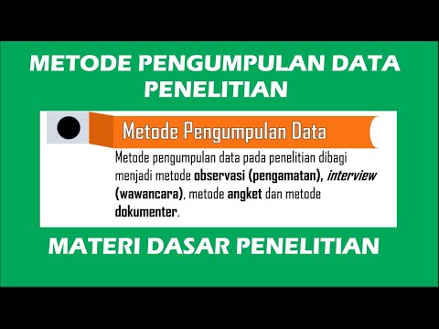 Video: Apa itu pengumpulan data penelitian?