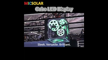 360° Immersive Experience! Unveiling the LED Cube Screen