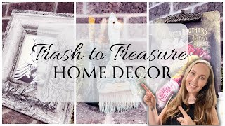 DIY Trash to Treasure Thrift Flips  Thrifted Home Decor Upcycles