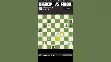 The BISHOP vs ROOK  ♔ #chess #chesstactics #shorts #chessshorts #chessstrategy