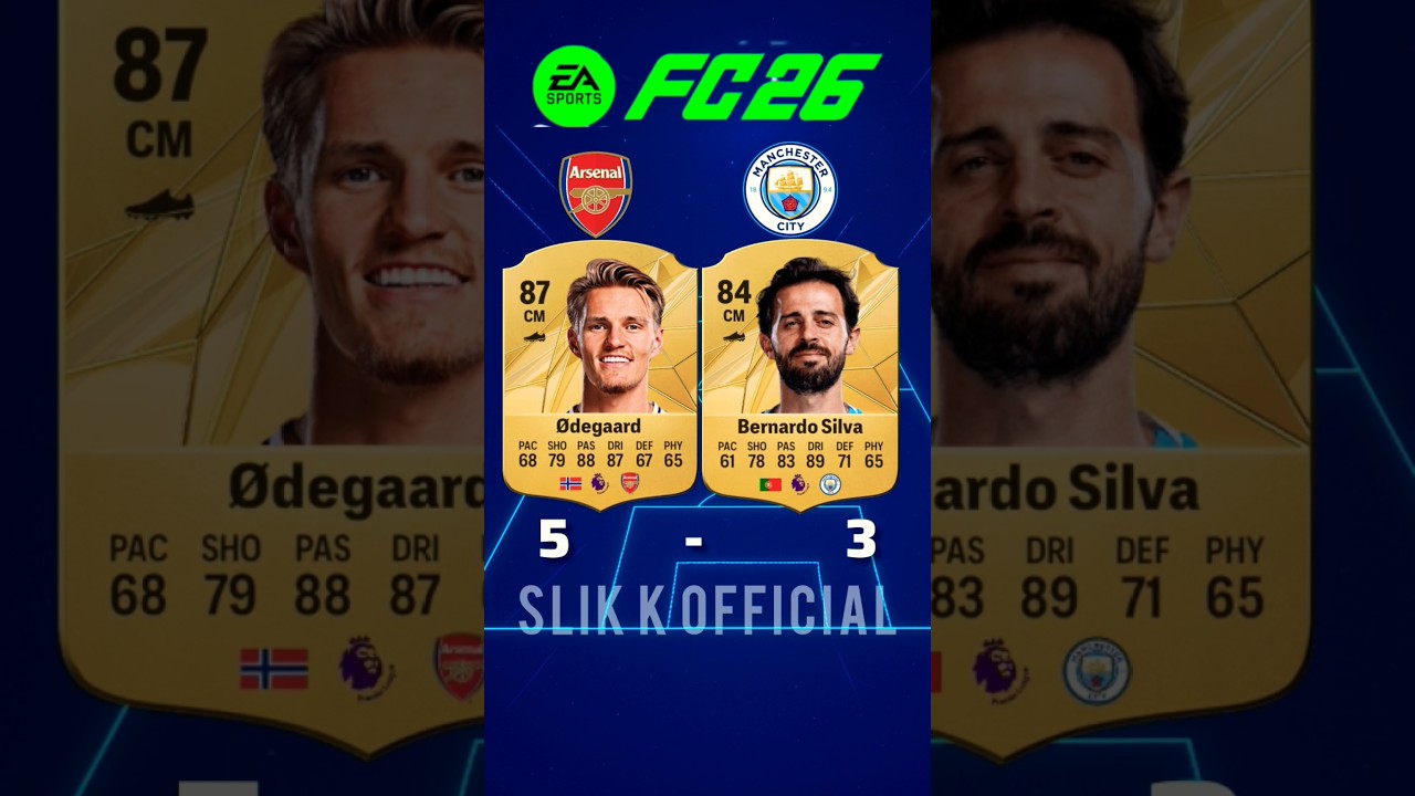 Arsenal Vs Man City In FC26(Official)