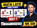 1⁰ = 1 aur 1¹ = 1, Kya Iska Matlab 0 = 1? | Exponents Ka Sabse Bada Confusion | By NK Sir