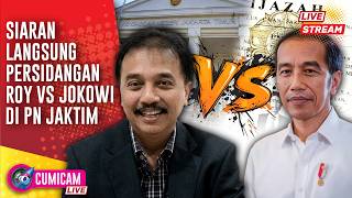 LIVE! PERSIDANGAN POKOK PERKARA ROY SURYO VS JOKOWI
