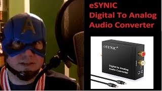 eSYNic 192KHz DAC Converter (Digital To Analog  Audio Converter)