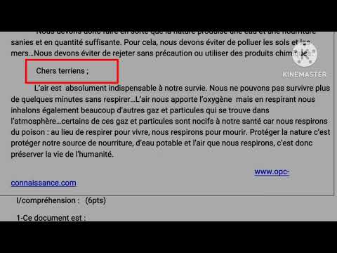 3ème année collège parcours examen local compréhension/langue تصحيح نموذج الإمتحان المحلي