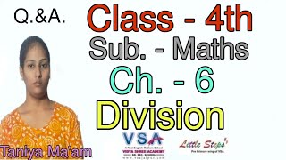 Class 3 Math | Division  by Taniya Ma'am | VSA Edu Hub | VSAJaipur  | Ch. 15 | @VSAEduHub ​