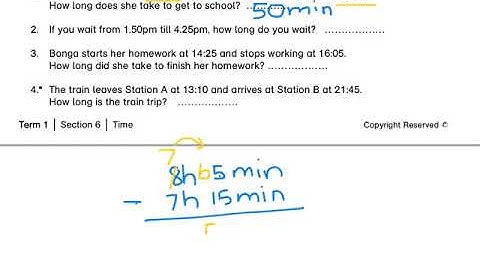 Question 15a │ Word Problems (Time Intervals)