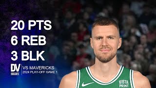 Kristaps Porzingis Vs Mavericks 20 Pts 6 Reb 3 Blk June 06, 2024