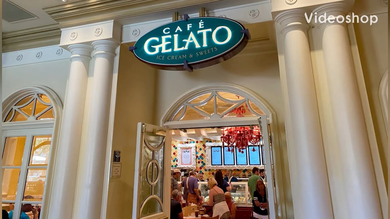 Café Gelato at Bellagio Hotel & Casino Las Vegas Must Try their
