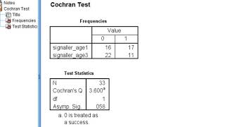 V4.14 - Cochran's Q as Substitute for McNemar Chi-square in SPSS