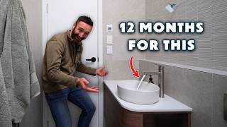 I Turned the Taps On in Our New Bathroom for the First Time