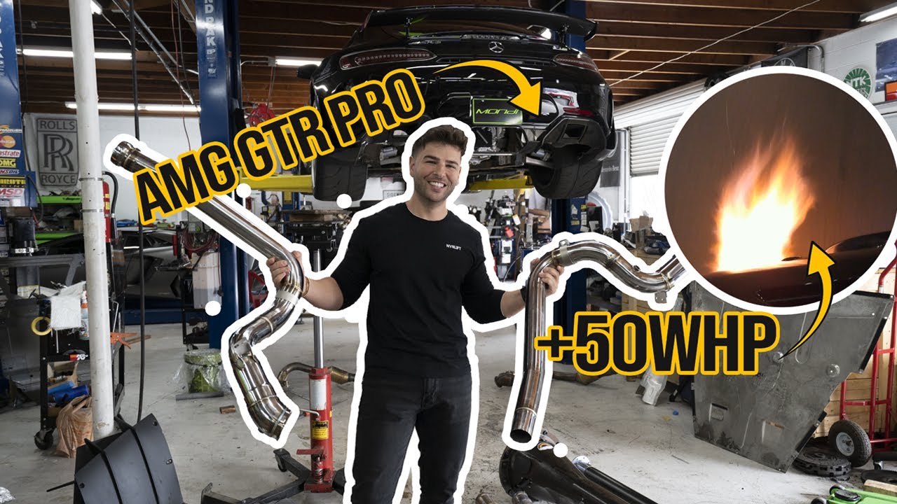 MY NEW ILLEGAL EXHAUST SHOOTS FLAMES!! YouTube