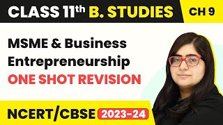 One Shot Revision - MSME & Business Entrepreneurship | Class 11 Business Studies Chapter 9 screenshot 5