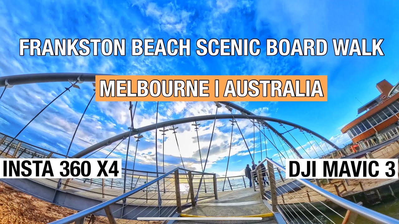 FRANKSTON BEACH SCENIC BOARD WALK - Melbourne - Victoria - Australia