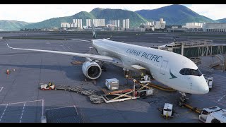MSFS20 - Ini A359 (V1.0.7) - Afternoon Departure from Hong Kong (with ATC) - CXVirtual - Vatsim