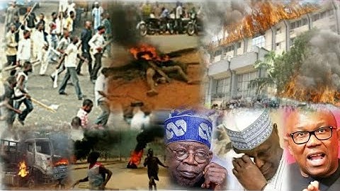 DaDumiDuminsa.Rikici da Zanga Zanga Ya Barke a Abuja Akan Lashe zaben da Tinubu Yayi Yan PDP da LP