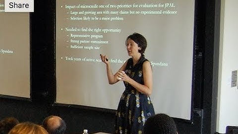 Designing and Running Randomized Evaluations | MITx on edX