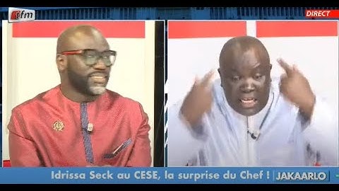 Diakaarlo bi: échange houleux entre Cheikh Yérim SECK et Birima Ndiaye