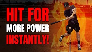 Increase Hip Torque With This “BALLISTIC BACKSIDE” Hitting Drill!