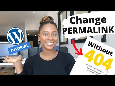 Change Permalink Without Creating A 404 Error Page | WordPress Modify Permalink | Permalink 404