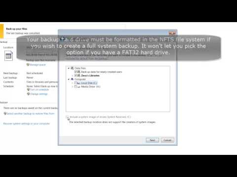 Windows 7 Backup and Restore: Overview and Walkthrough