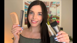 Realistic Men's Haircut and Body Massage (ASMR) 💈Barbershop Roleplay; clippers, massage oil