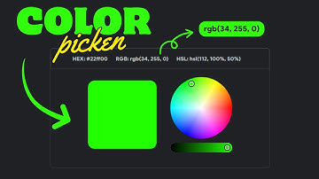 How to Design A Color Picker Using HTML, CSS, and JavaScript @codebykay
