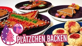 Plätzchen backen | Lebkuchen und Engelsaugen