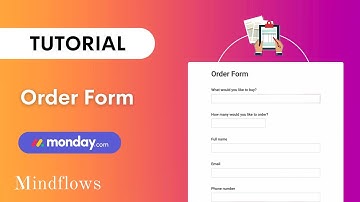 Monday.com Tutorial | Order Form Template