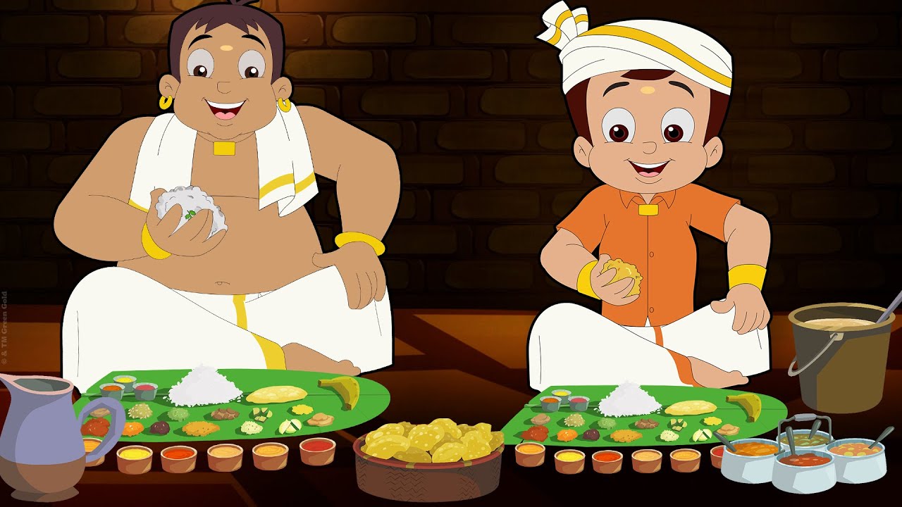 Chhota Bheem - Onam Food Challenge | Cartoons for Kids | Fun Kids Videos