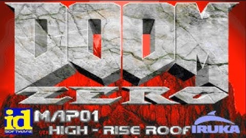 Doom Zero - Map01: High - Rise Roof (100%) [DOSBox]