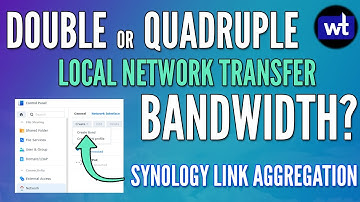 How to Set Up Link Aggregation on a Synology NAS | LACP Tutorial