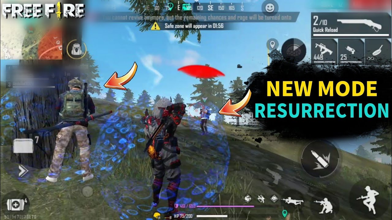 Free Fire NEW 😱 RESURRECTION!! MODE 🔥
