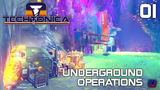 Building Subterranean Factories  |  Underground Operations  |  Techtonica  |  01