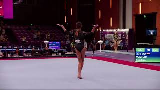 MAZHAR Khadiga (EGY)_2025 Artistic Junior Worlds - _Qualifications_Floor Exercise